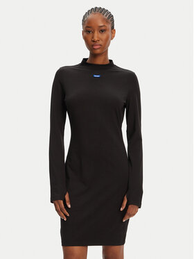 HUGO HUGO Ежедневна рокля Nilla 50545016 Черен Slim Fit