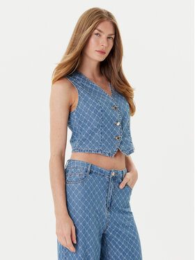 Morgan Morgan Prsluk 252-COSHEL Plava Slim Fit