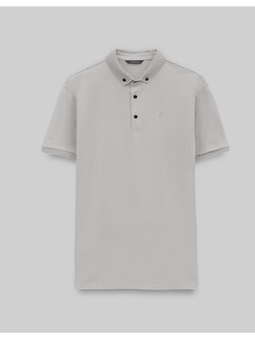Borgio Borgio Polo matteo_01 Szary Classic Fit