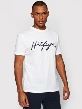 Tommy Hilfiger Tommy Hilfiger T-shirt Crew Neck UM0UM02109 Bijela Regular Fit