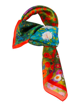 ALLORA BE UNIQUE ALLORA BE UNIQUE Apaszka 100% silk Zielony