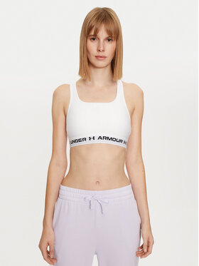Under Armour Under Armour Biustonosz sportowy Crossback Mid Bra 1361034 Biały