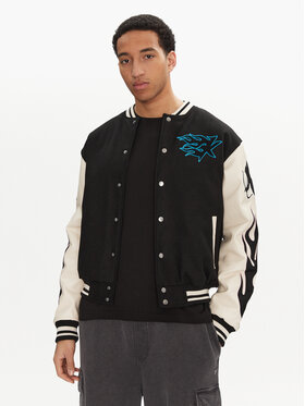 Karl Kani Karl Kani Μπόμπερ μπουφάν Amor Flames 60750019 Μαύρο Regular Fit