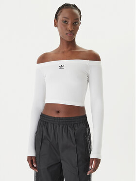 adidas adidas Bluzka Essentials KE3153 Biały Slim Fit