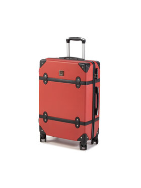 Semi Line Semi Line Közepes keményfedelű bőrönd T5511-0 Piros