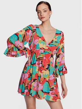 Billabong Billabong Vsakodnevna obleka After Time EBJWD00110 Pisana Regular Fit