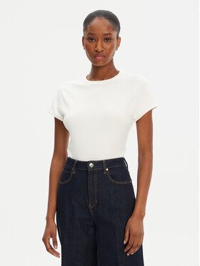 Tommy Hilfiger Tommy Hilfiger Póló WW0WW45731 Ekru Slim Fit