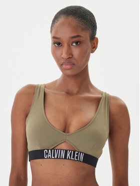 Calvin Klein Swimwear Calvin Klein Swimwear Góra od bikini KW0KW02745 Zielony