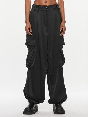 Herskind Herskind Παντελόνι υφασμάτινο Edwin 4949985 Μαύρο Relaxed Fit