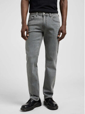 Lee Lee Jeansy DAREN ZIP FLY Szary Straight Fit
