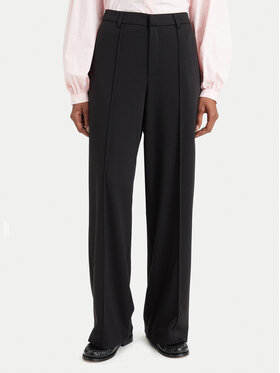 Simple Simple Παντελόνι υφασμάτινο 62SPDD101 Μαύρο Regular Fit
