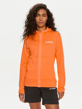 adidas adidas Суитшърт от техническо трико Terrex Xperior Light IQ3729 Оранжев Slim Fit