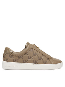 MICHAEL Michael Kors MICHAEL Michael Kors Sneakersy Keaton Zip Slip On 43T5KTFP5L Beżowy