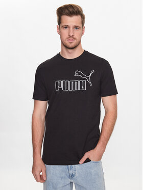 Puma Puma Póló Essentials Elevated 673385 Fekete Regular Fit