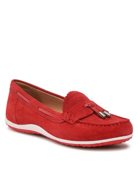 Geox Geox Mokasini D Vega Moc D35DNA022BCC7000 Rdeča