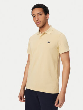 Lacoste Lacoste Polo DH5522 Gaiši bēša Slim Fit