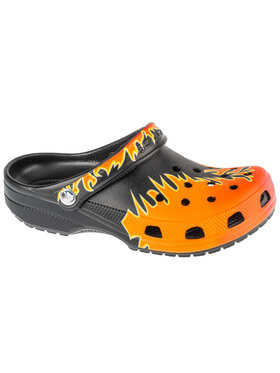 Crocs Crocs Klapki Crocs Classic Flames Clog Czarny