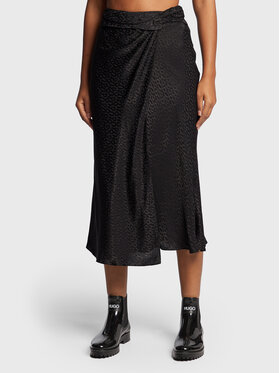 Hugo Hugo Spódnica midi Revella 50475817 Czarny Regular Fit