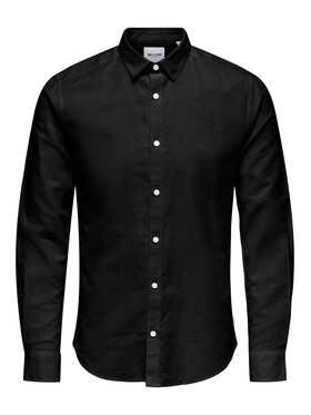 Only & Sons Only & Sons Koszula 22012321 Czarny Slim Fit