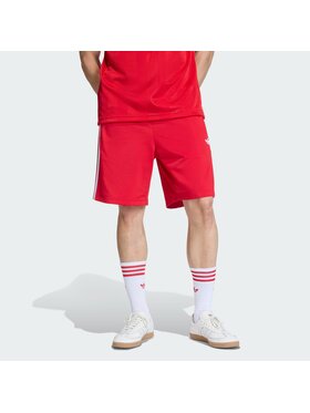 adidas adidas Szorty materiałowe 159247 Czerwony Regular Fit