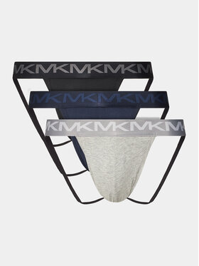 Michael Kors Michael Kors Komplet 3 par slipów 6BR1J10033 Granatowy