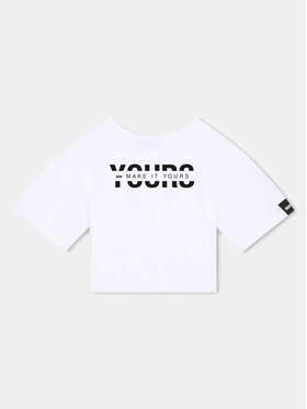 DKNY DKNY T-Shirt D35T18 D Bílá Regular Fit