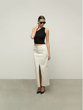 La Mania La Mania Sukňa NEVE Biela Classic Fit