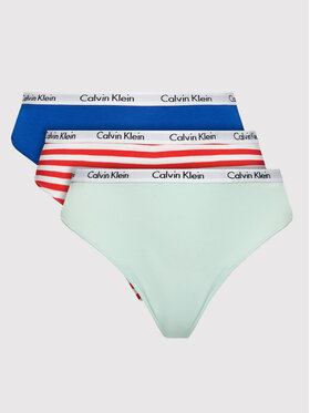 Calvin Klein Underwear Calvin Klein Underwear Súprava 3 kusov klasických nohavičiek 000QD3801E Farebná