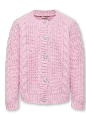 Kids ONLY Kids ONLY Kardigán 15296423 Ružová Regular Fit
