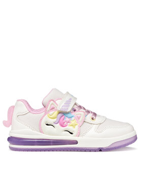 Geox Geox Sneakersy J Sketlite Girl J65NWB 0EWBC C0406 S Biały