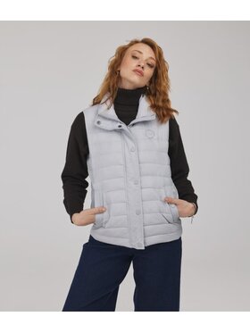 Lee Cooper Lee Cooper Kamizelka JESSICA Szary jasny Regular Fit