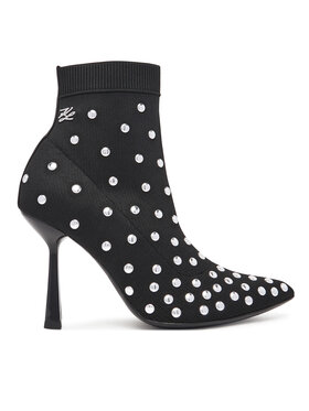 KARL LAGERFELD KARL LAGERFELD Bokacsizma Pandara KL31367 Fekete