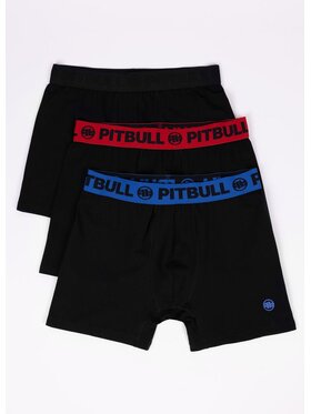 PITBULL PITBULL Bokserki TAPE COLOR Czarny