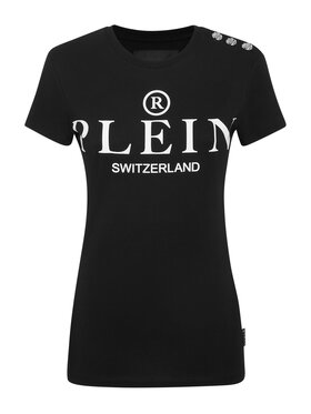 PHILIPP PLEIN PHILIPP PLEIN T-Shirt 9507 Czarny Skin Tight Fit