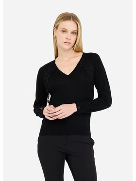 Liu Jo Liu Jo Sweter CF5423MA82O22222 Czarny Regular Fit
