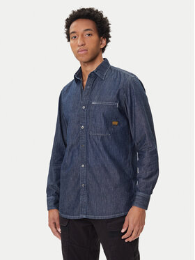 G-Star Raw G-Star Raw Τζιν πουκάμισο D27083-D539 Σκούρο μπλε Regular Fit