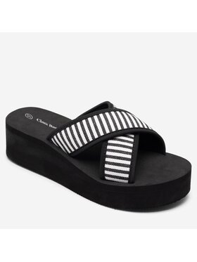 Clara Barson Clara Barson Pantoletten WSS20782-01 Schwarz