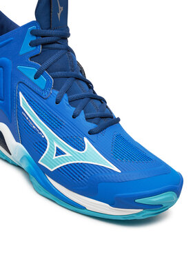 Mizuno Čevlji Za športe V Zaprtih Prostorih Wave Momentum 3 V1GA2317 Modra