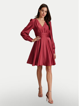 Swing Swing Sukienka koktajlowa 5AH10600 Czerwony Loose Fit