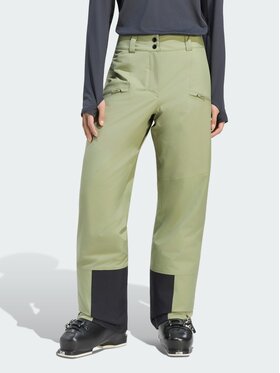 adidas adidas Spodnie narciarskie 170230 Zielony jasny Regular Fit
