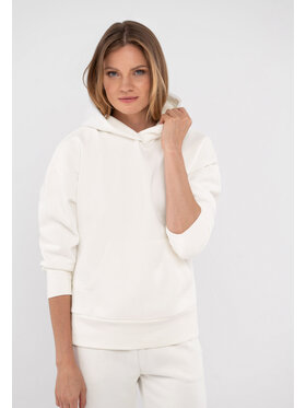 Volcano Volcano Bluza B-LOVE Biały Comfort Fit