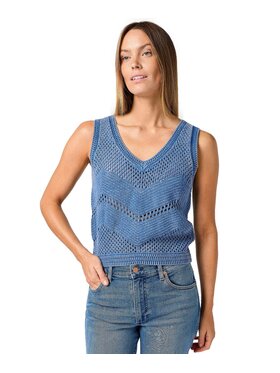 Wrangler Wrangler Top 112364275 Niebieski Loose Fit