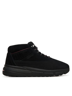 Tommy Hilfiger Tommy Hilfiger Gležnjarji Hilfiger W Nbk Sde Hybrid Boot FM0FM05609 Črna