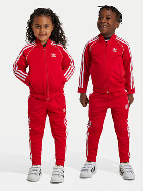 adidas adidas Jogginganzug adicolor SST IX7625 Rot Regular Fit