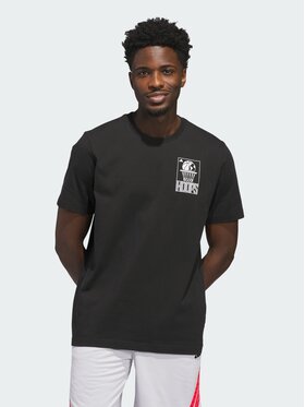 adidas adidas Koszulka techniczna 161842 Czarny Loose Fit
