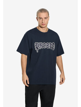 PROSTO. PROSTO. T-Shirt Graffiti Granatowy Oversize