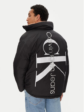 Calvin Klein Jeans Calvin Klein Jeans Зимно яке 90's J30J324438 Черен Oversize
