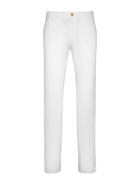 Billionaire Billionaire Jeansy 17933 Biały Regular Fit