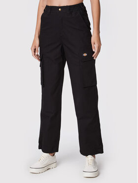 Dickies Dickies Spodnie materiałowe Hooper Bay DK0A4XDIBLK Czarny Regular Fit