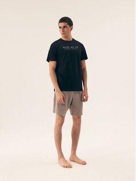 Henderson Henderson Piżama 42634 Czarny Regular Fit